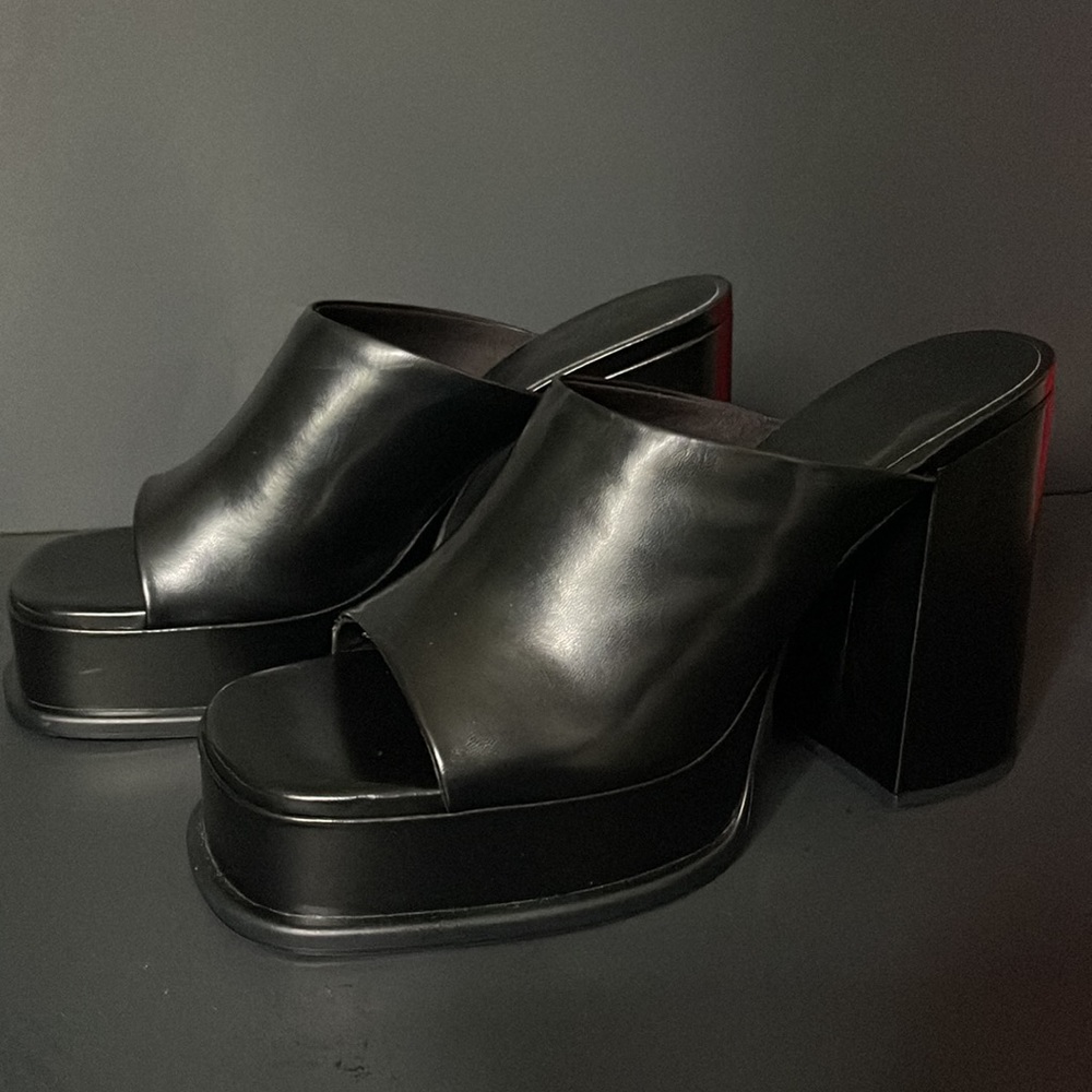 H&M Black Platform Heels